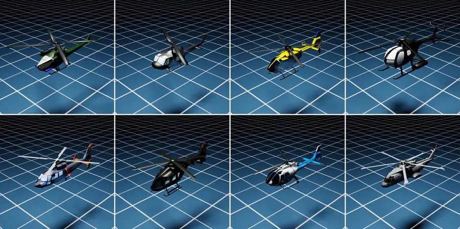 Eight of the helicopter assets on the acquisition stage